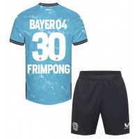 Bayer Leverkusen Jeremie Frimpong #30 Replika babykläder Tredjeställ Barn 2023-24 Kortärmad (+ korta byxor)